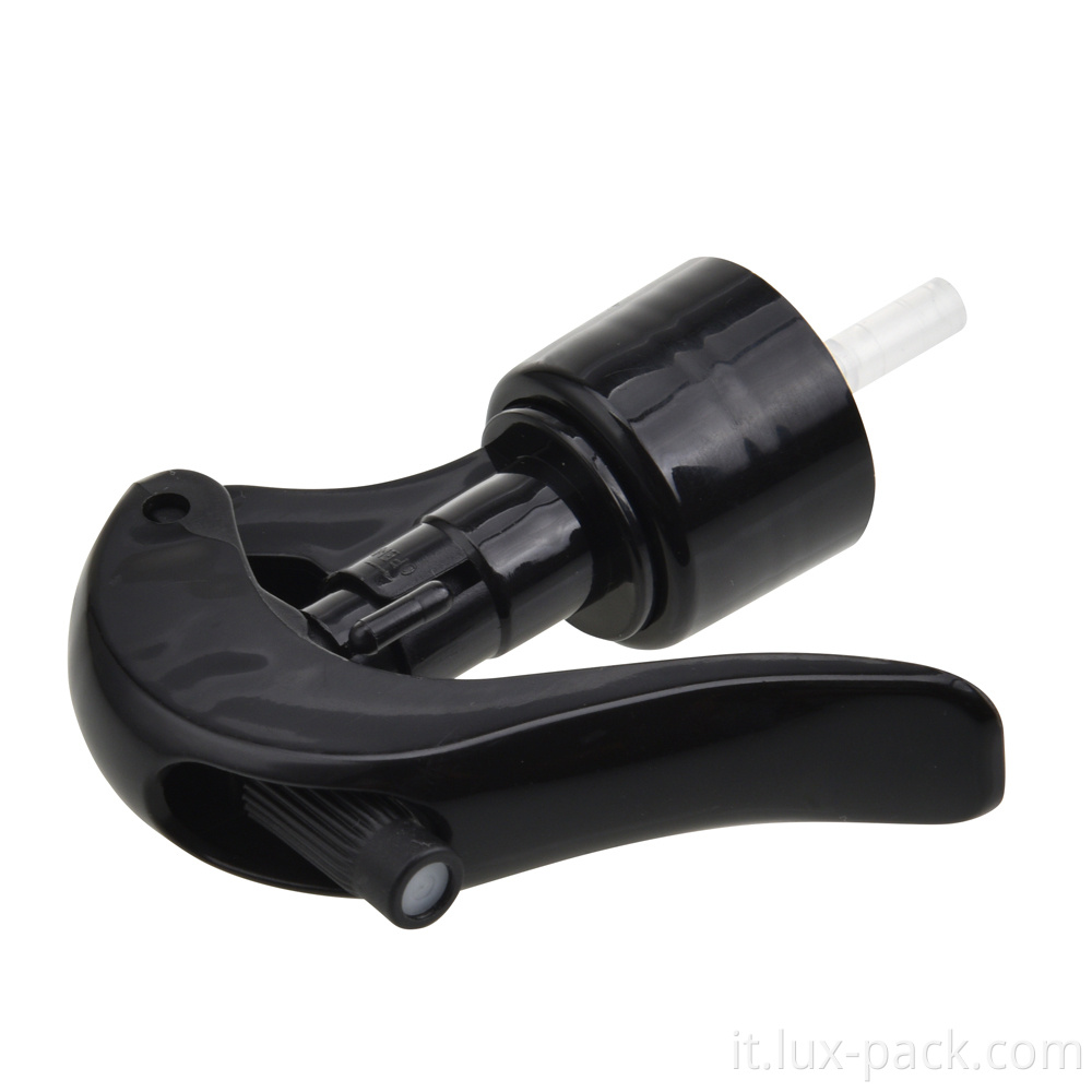 Bill 20/26/28/410 100 ml Pompa di plastica domestica Testa a grilletto spray Nero per bottiglia